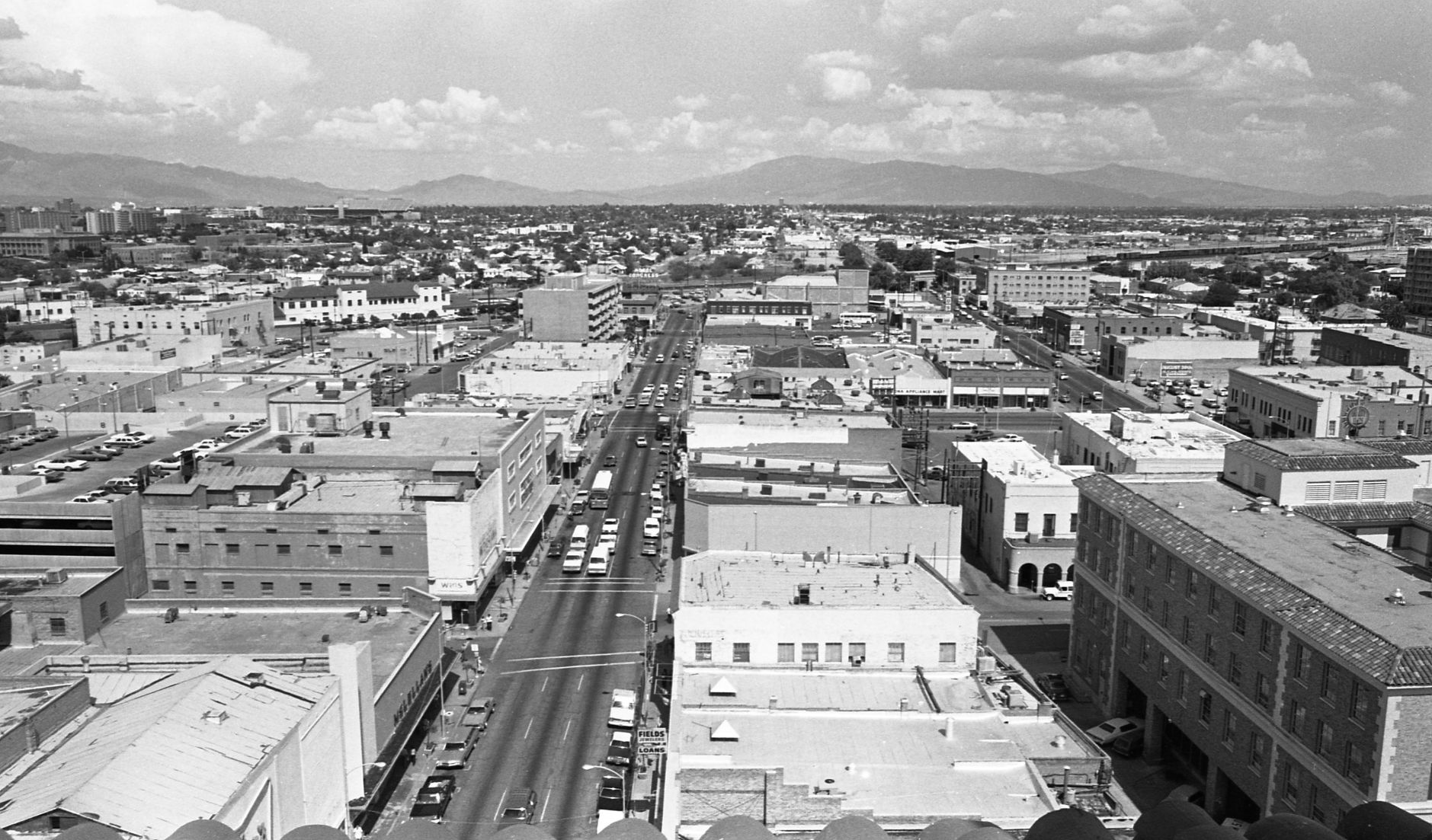 Downtown Tucson looking east